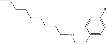 [2-(4-fluorophenyl)ethyl](nonyl)amine 구조식 이미지