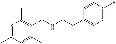 [2-(4-fluorophenyl)ethyl][(2,4,6-trimethylphenyl)methyl]amine 구조식 이미지
