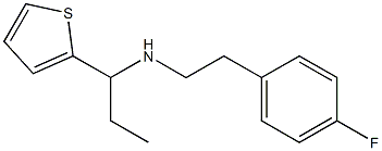 [2-(4-fluorophenyl)ethyl][1-(thiophen-2-yl)propyl]amine 구조식 이미지