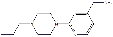 [2-(4-propylpiperazin-1-yl)pyridin-4-yl]methylamine Structure