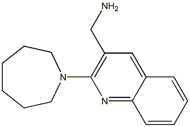 [2-(azepan-1-yl)quinolin-3-yl]methanamine 구조식 이미지