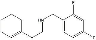 [2-(cyclohex-1-en-1-yl)ethyl][(2,4-difluorophenyl)methyl]amine Structure