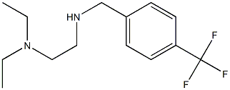 [2-(diethylamino)ethyl]({[4-(trifluoromethyl)phenyl]methyl})amine 구조식 이미지