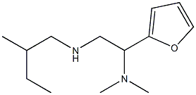 [2-(dimethylamino)-2-(furan-2-yl)ethyl](2-methylbutyl)amine Structure