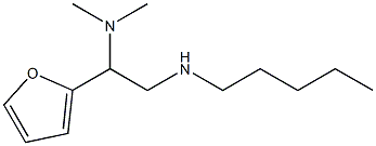 [2-(dimethylamino)-2-(furan-2-yl)ethyl](pentyl)amine 구조식 이미지