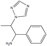1-phenyl-2-(1H-1,2,4-triazol-1-yl)propan-1-amine Structure