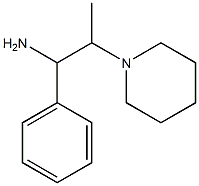 1-phenyl-2-piperidin-1-ylpropan-1-amine 구조식 이미지