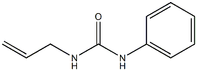 1-phenyl-3-prop-2-en-1-ylurea Structure