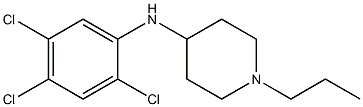 1-propyl-N-(2,4,5-trichlorophenyl)piperidin-4-amine Structure