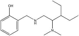 2-({[2-(dimethylamino)-3-ethylpentyl]amino}methyl)phenol Structure