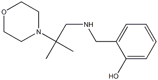 2-({[2-methyl-2-(morpholin-4-yl)propyl]amino}methyl)phenol 구조식 이미지