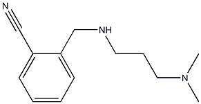 2-({[3-(dimethylamino)propyl]amino}methyl)benzonitrile Structure