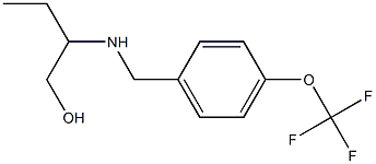 2-({[4-(trifluoromethoxy)phenyl]methyl}amino)butan-1-ol Structure