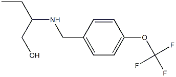 2-({[4-(trifluoromethoxy)phenyl]methyl}amino)butan-1-ol 구조식 이미지