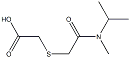 2-({[methyl(propan-2-yl)carbamoyl]methyl}sulfanyl)acetic acid Structure