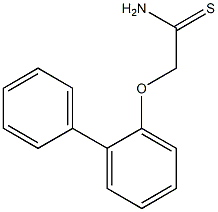 2-(1,1'-biphenyl-2-yloxy)ethanethioamide Structure