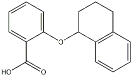 2-(1,2,3,4-tetrahydronaphthalen-1-yloxy)benzoic acid Structure