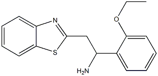 2-(1,3-benzothiazol-2-yl)-1-(2-ethoxyphenyl)ethan-1-amine 구조식 이미지
