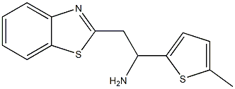 2-(1,3-benzothiazol-2-yl)-1-(5-methylthiophen-2-yl)ethan-1-amine Structure