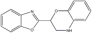 2-(1,3-benzoxazol-2-yl)-3,4-dihydro-2H-1,4-benzoxazine 구조식 이미지