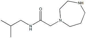 2-(1,4-diazepan-1-yl)-N-isobutylacetamide 구조식 이미지