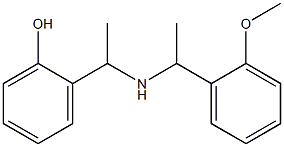 2-(1-{[1-(2-methoxyphenyl)ethyl]amino}ethyl)phenol Structure