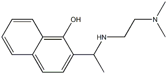 2-(1-{[2-(dimethylamino)ethyl]amino}ethyl)-1-naphthol Structure