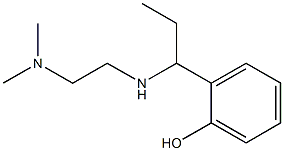 2-(1-{[2-(dimethylamino)ethyl]amino}propyl)phenol Structure