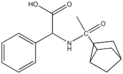 2-(1-{bicyclo[2.2.1]heptan-2-yl}acetamido)-2-phenylacetic acid Structure