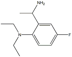 2-(1-aminoethyl)-N,N-diethyl-4-fluoroaniline Structure