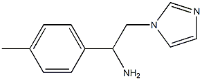 2-(1H-imidazol-1-yl)-1-(4-methylphenyl)ethanamine Structure