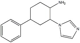 2-(1H-imidazol-1-yl)-4-phenylcyclohexanamine 구조식 이미지