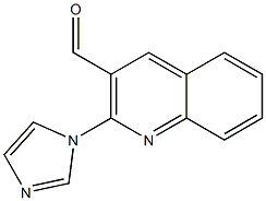 2-(1H-imidazol-1-yl)quinoline-3-carbaldehyde 구조식 이미지