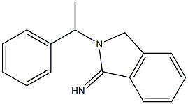 2-(1-phenylethyl)-2,3-dihydro-1H-isoindol-1-imine Structure