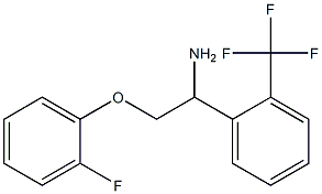 2-(2-fluorophenoxy)-1-[2-(trifluoromethyl)phenyl]ethanamine Structure