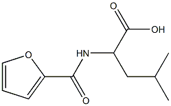 2-(2-furoylamino)-4-methylpentanoic acid Structure