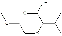 2-(2-methoxyethoxy)-3-methylbutanoic acid 구조식 이미지