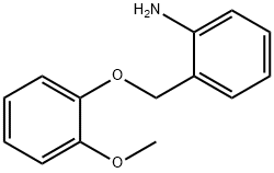 2-(2-methoxyphenoxymethyl)aniline Structure