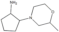 2-(2-methylmorpholin-4-yl)cyclopentanamine Structure