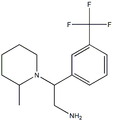 2-(2-methylpiperidin-1-yl)-2-[3-(trifluoromethyl)phenyl]ethanamine 구조식 이미지