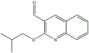 2-(2-methylpropoxy)quinoline-3-carbaldehyde Structure