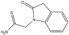 2-(2-oxo-2,3-dihydro-1H-indol-1-yl)ethanethioamide 구조식 이미지