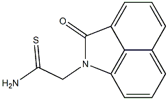 2-(2-oxobenzo[cd]indol-1(2H)-yl)ethanethioamide 구조식 이미지