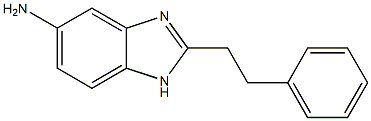 2-(2-phenylethyl)-1H-benzimidazol-5-amine 구조식 이미지