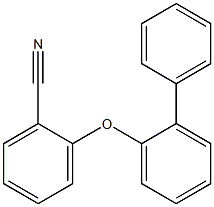 2-(2-phenylphenoxy)benzonitrile Structure