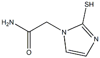 2-(2-sulfanyl-1H-imidazol-1-yl)acetamide 구조식 이미지