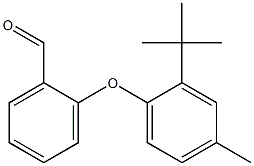 2-(2-tert-butyl-4-methylphenoxy)benzaldehyde Structure