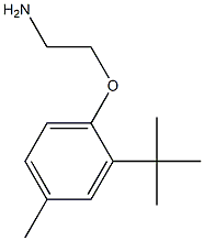 2-(2-tert-butyl-4-methylphenoxy)ethanamine Structure