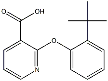 2-(2-tert-butylphenoxy)pyridine-3-carboxylic acid Structure