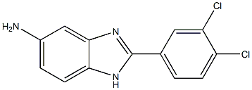 2-(3,4-dichlorophenyl)-1H-1,3-benzodiazol-5-amine Structure